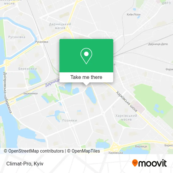 Climat-Pro map