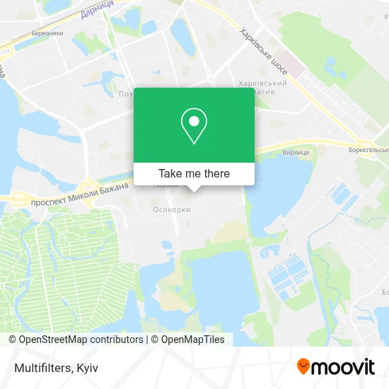 Multifilters map