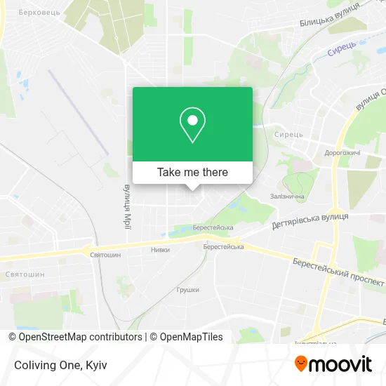 Coliving One map