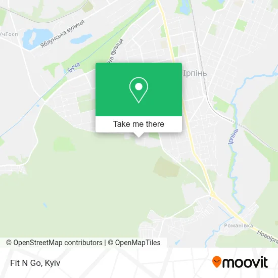 Fit N Go map