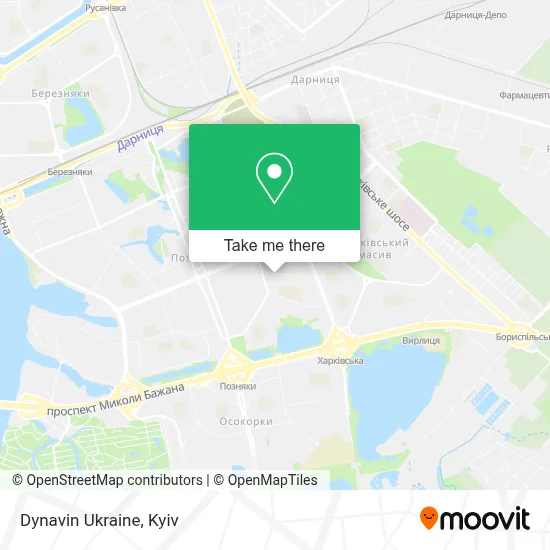 Dynavin Ukraine map