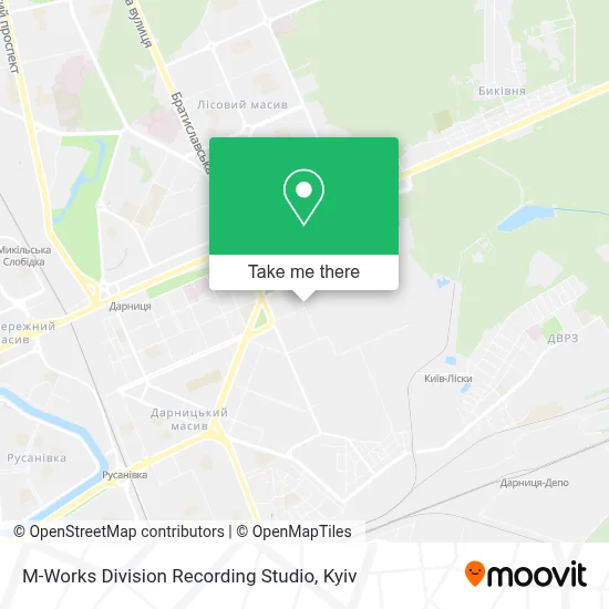 M-Works Division Recording Studio map