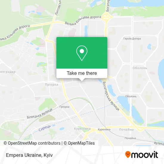 Empera Ukraine map