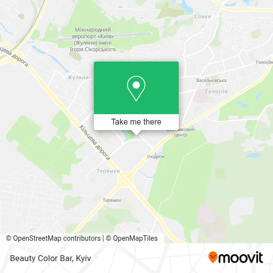 Beauty Color Bar map