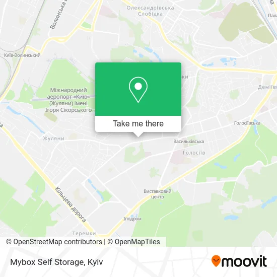 Mybox Self Storage map