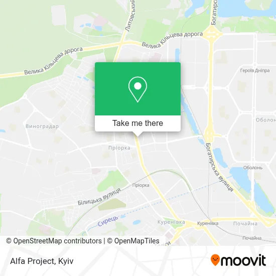 Alfa Project map