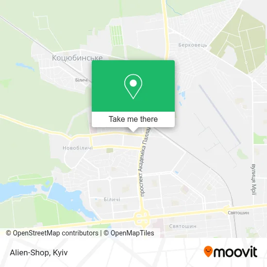 Alien-Shop map