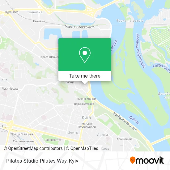 Pilates Studio Pilates Way map