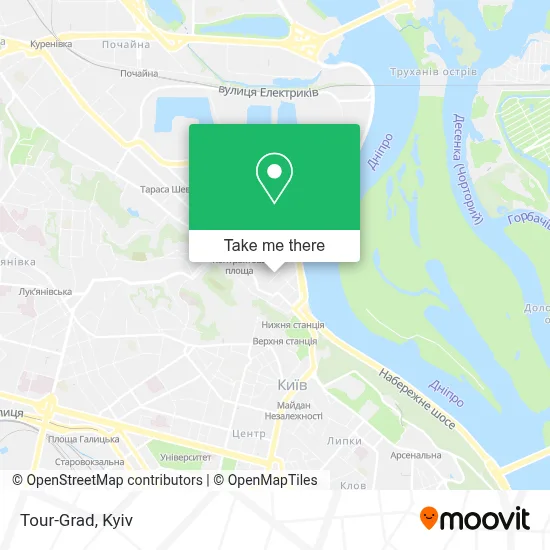 Tour-Grad map