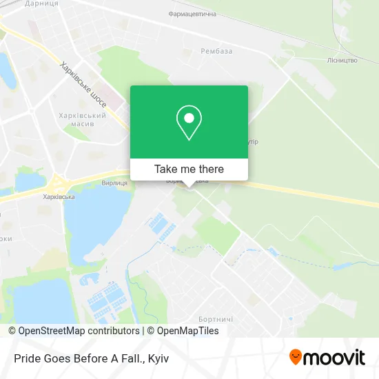 Pride Goes Before A Fall. map