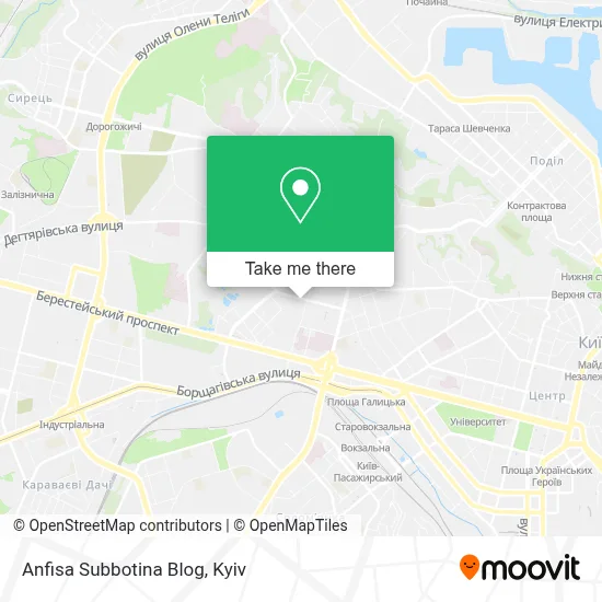 Anfisa Subbotina Blog map
