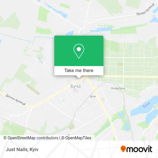 Just Nails map