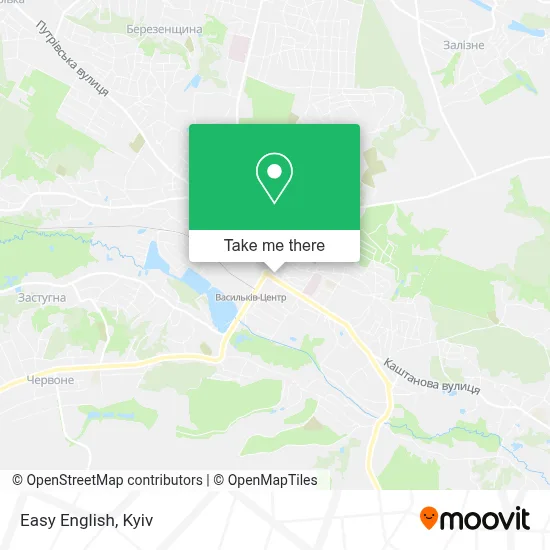 Easy English map