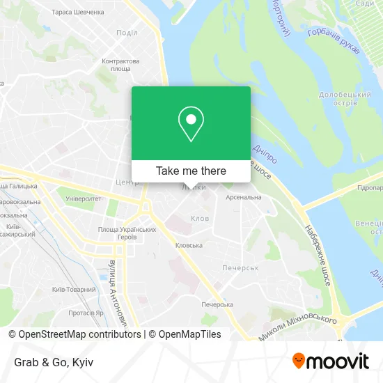 Grab & Go map