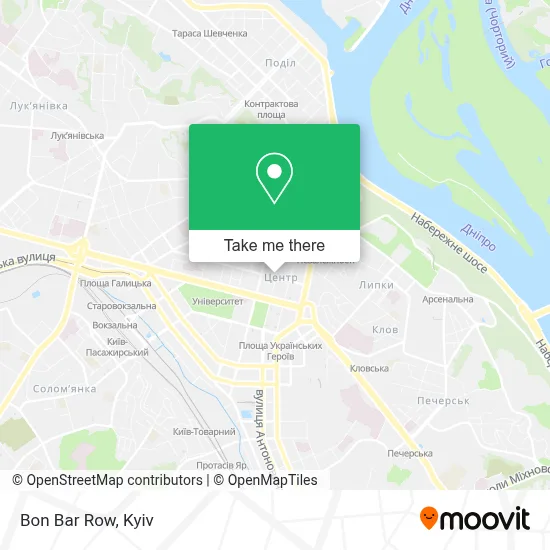 Bon Bar Row map