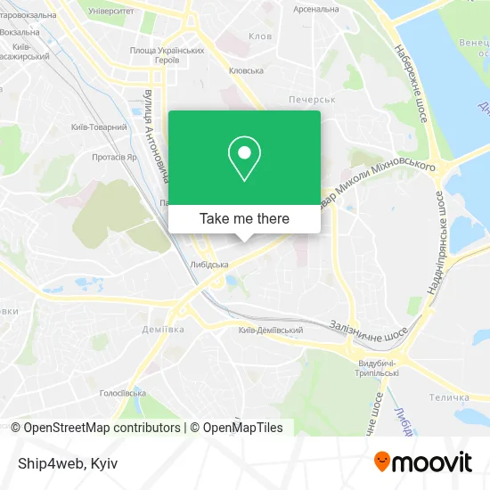 Ship4web map