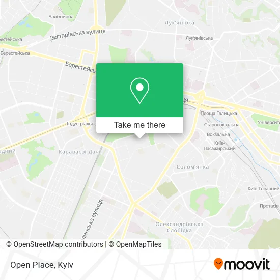 Open Place map
