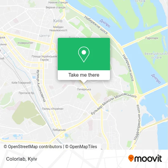Colorlab map