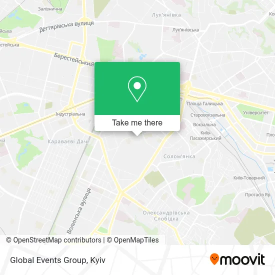 Global Events Group map