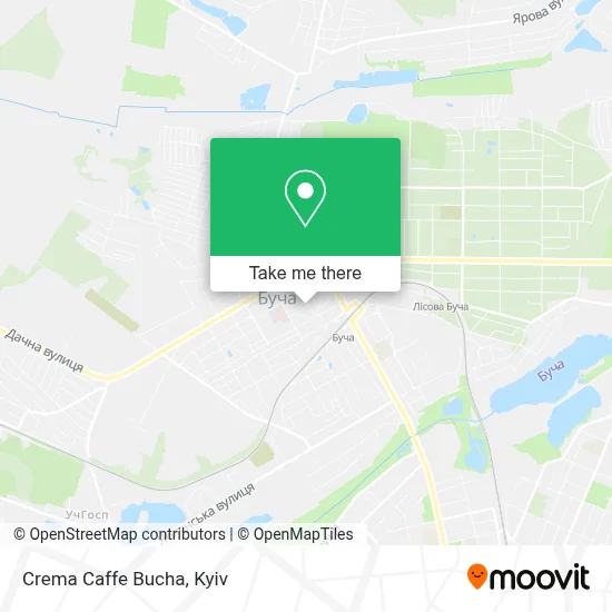 Crema Caffe Bucha map