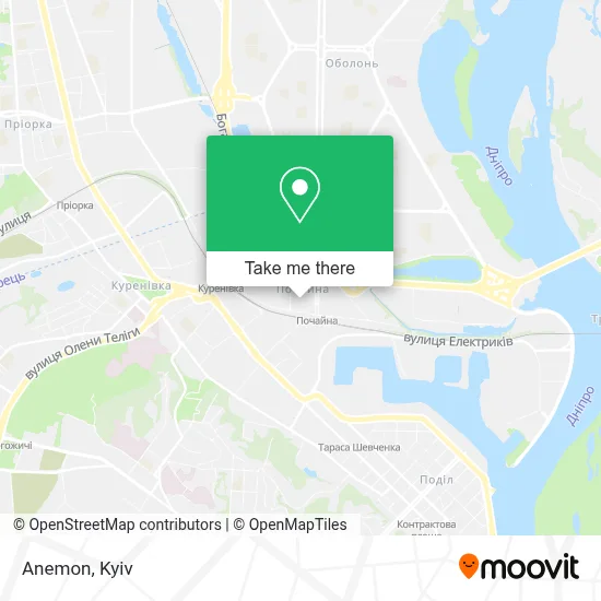 Anemon map