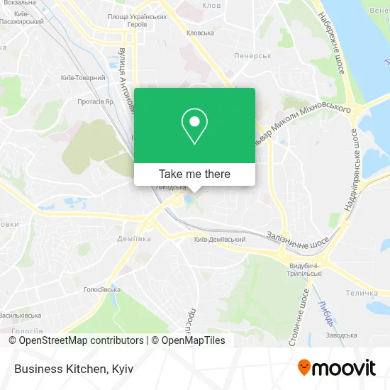 Business Kitchen map