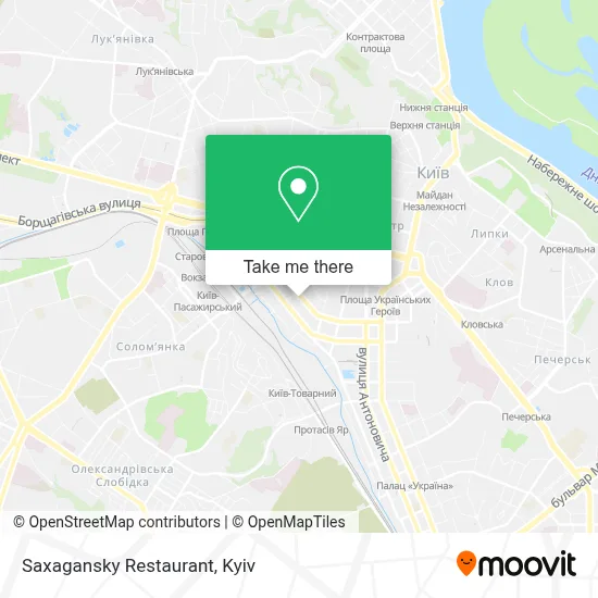 Saxagansky Restaurant map