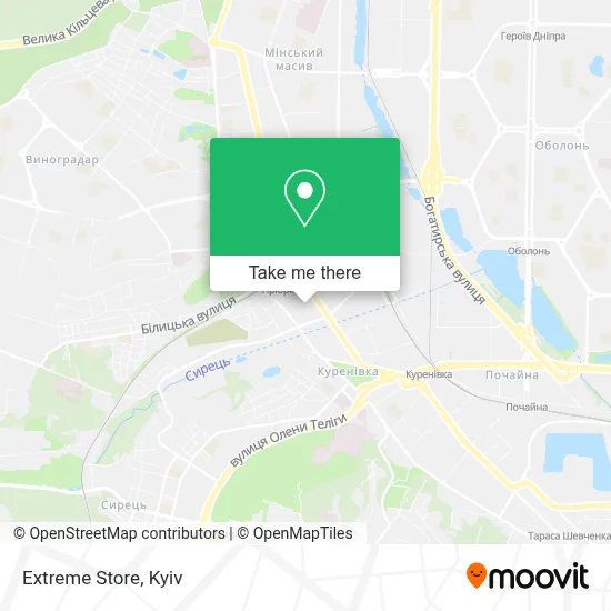 Extreme Store map