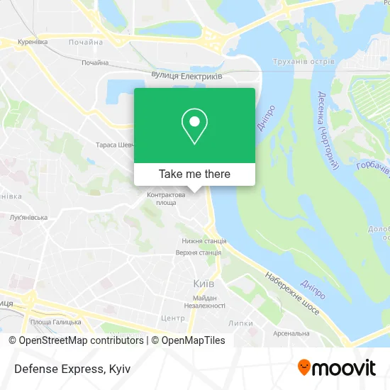Defense Express map