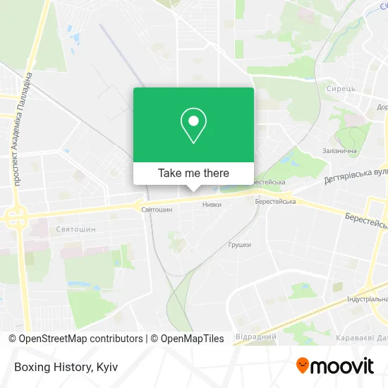 Boxing History map