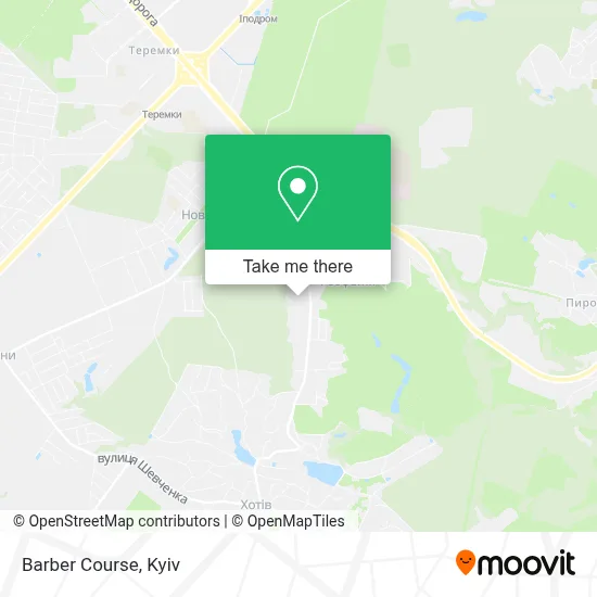 Barber Course map