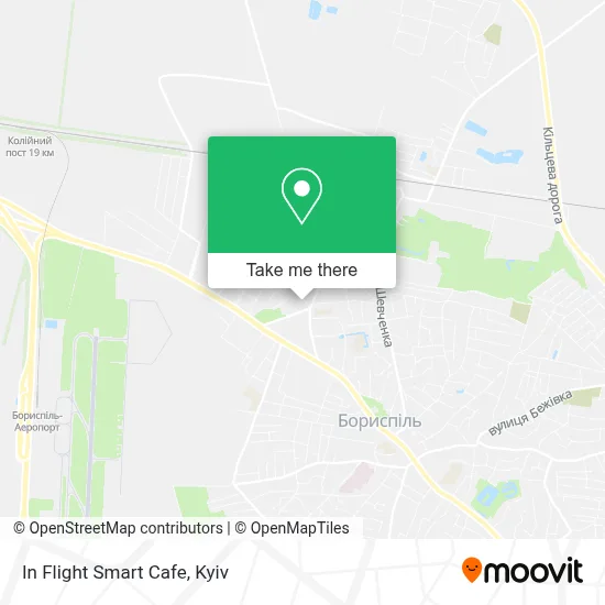 In Flight Smart Cafe map
