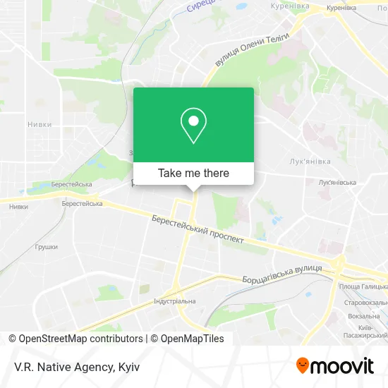V.R. Native Agency map