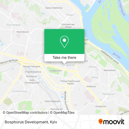 Bosphorus Development map