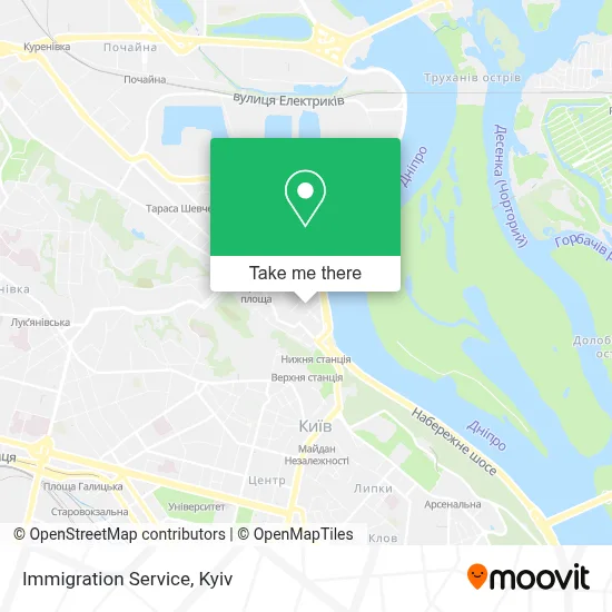 Immigration Service map
