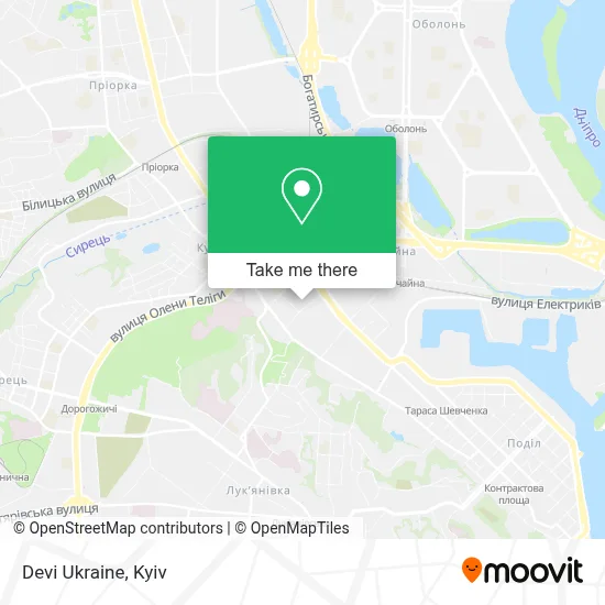 Devi Ukraine map