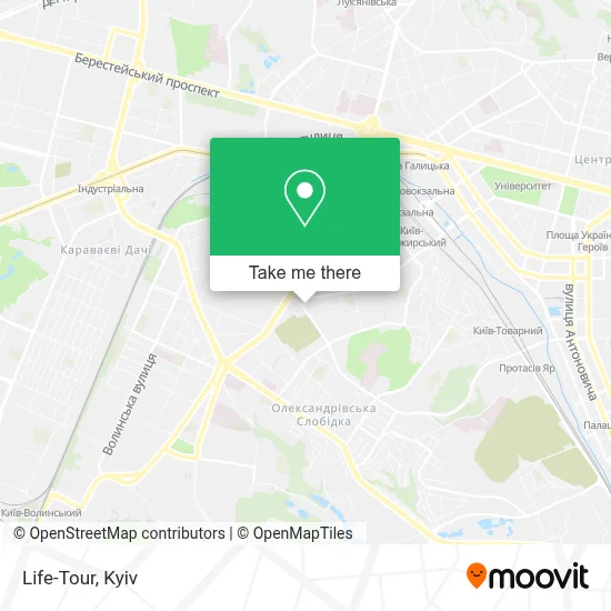 Life-Tour map