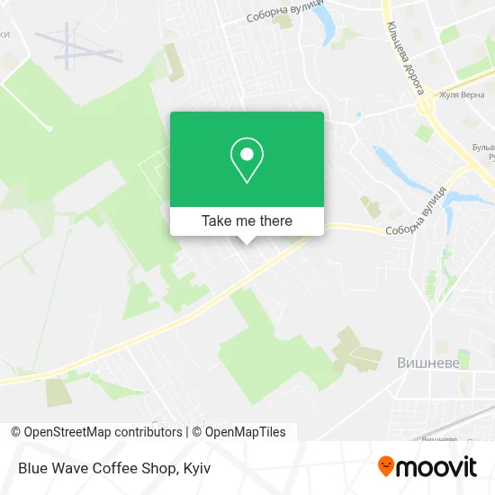 Blue Wave Coffee Shop map