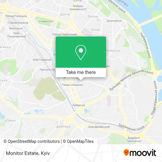 Monitor Estate map