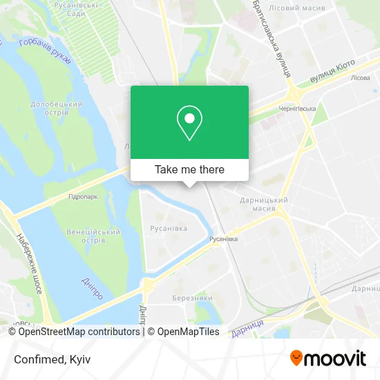 Confimed map