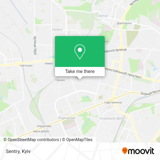 Sentry map