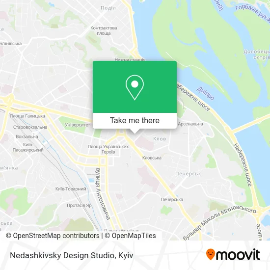 Nedashkivsky Design Studio map