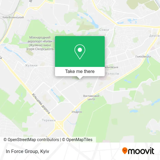 In Force Group map