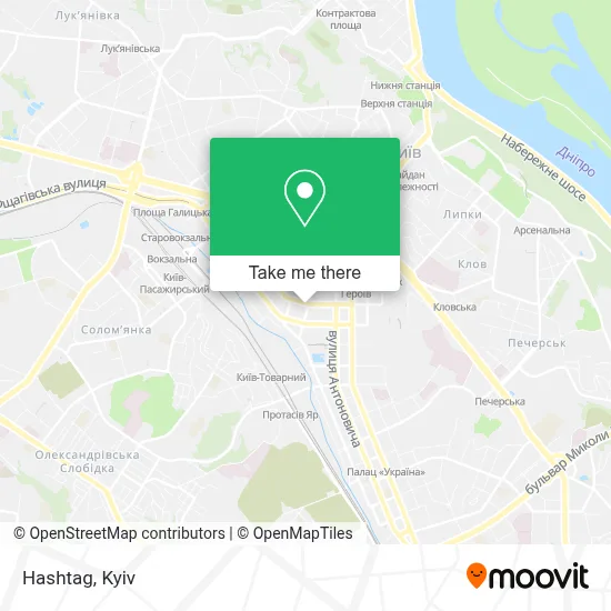 Hashtag map