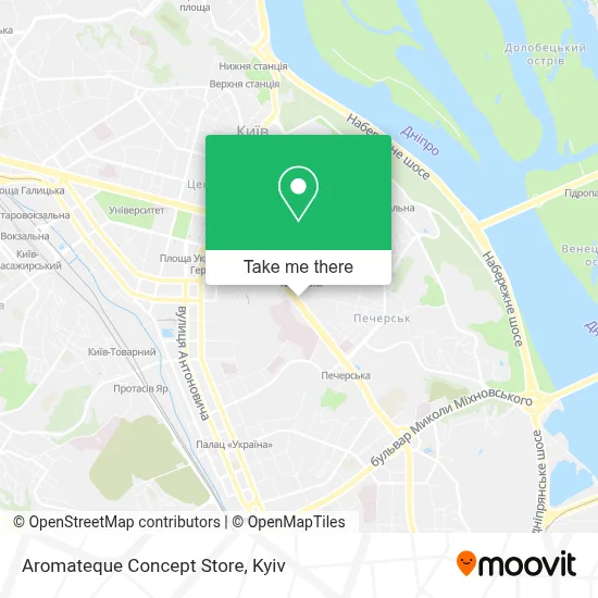 Aromateque Concept Store map