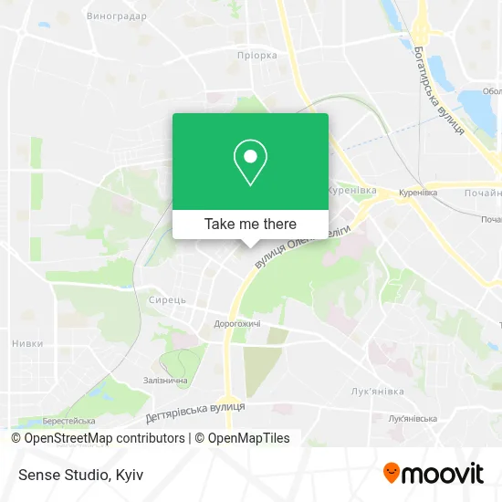 Sense Studio map