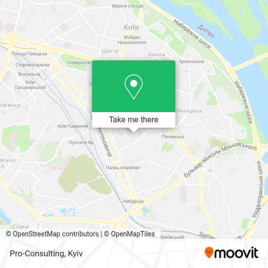 Pro-Consulting map