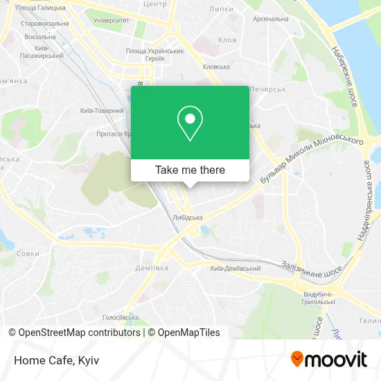 Home Cafe map