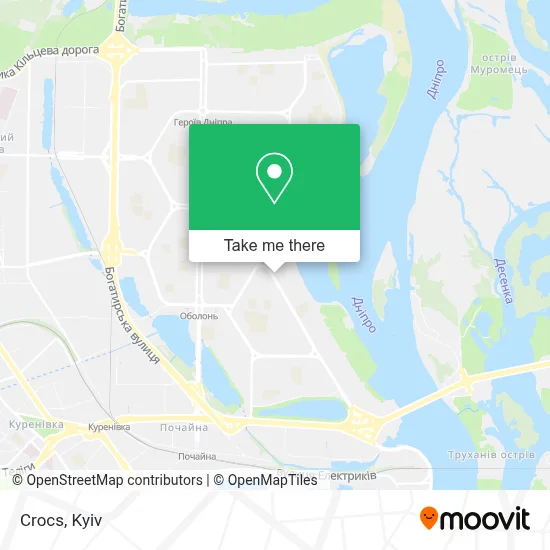 Crocs map