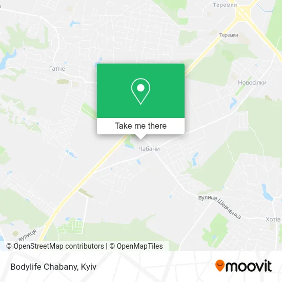 Bodylife Chabany map